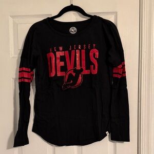 New Jersey Devils Women’s Black Long Sleeve Shirt
